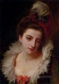 羽根帽子をかぶった貴婦人の肖像 ギュスターヴ・ジャン・ジャケ夫人
